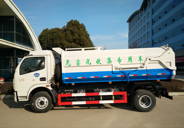 東風多利卡8方側裝壓縮式垃圾車