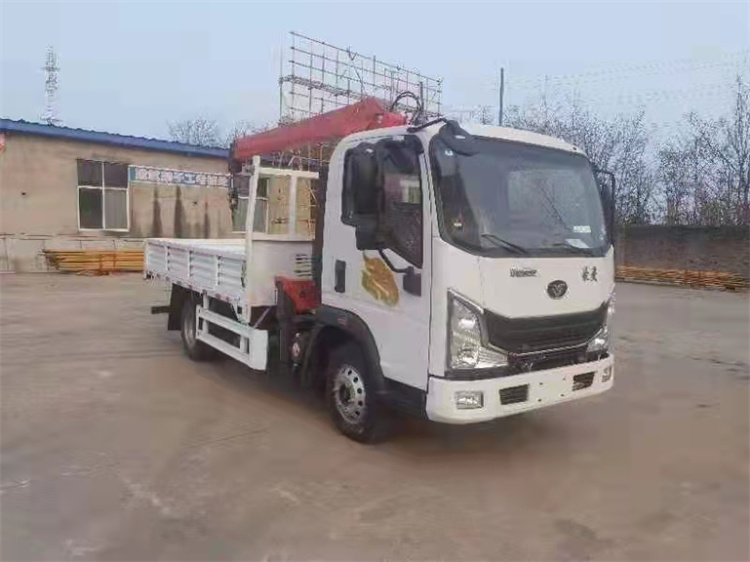 重汽豪曼藍牌4噸隨車吊
