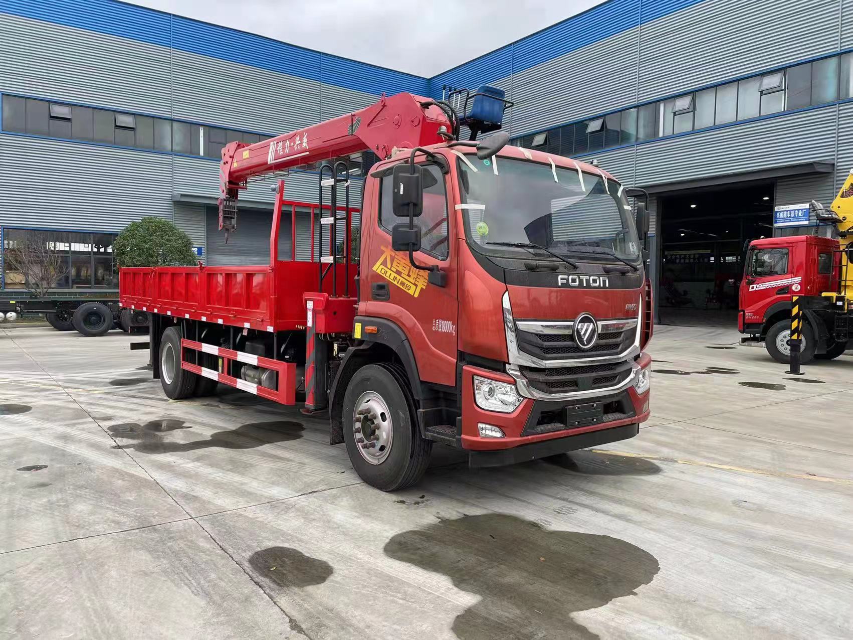 大黃蜂單橋程力興威8噸隨車吊