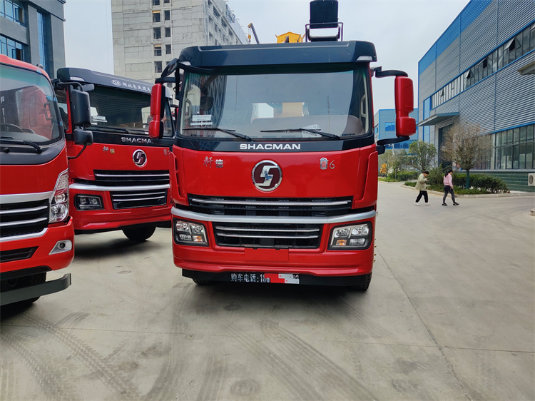 陜汽軒德翼6 后八輪帶挖機(jī)板隨車吊